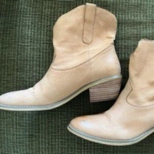 Crown Vintage Leather Boots, Sz 8.5